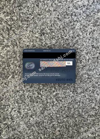 USA Capital One bank mastercard photolook back